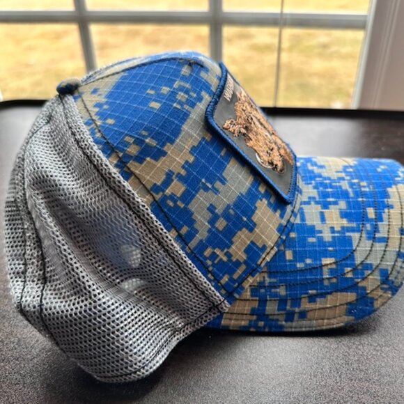 Goorin Trucker Baseball Snapback Hat Cap AM GENERAL HMMWV Warrior Wild Boar 65.0